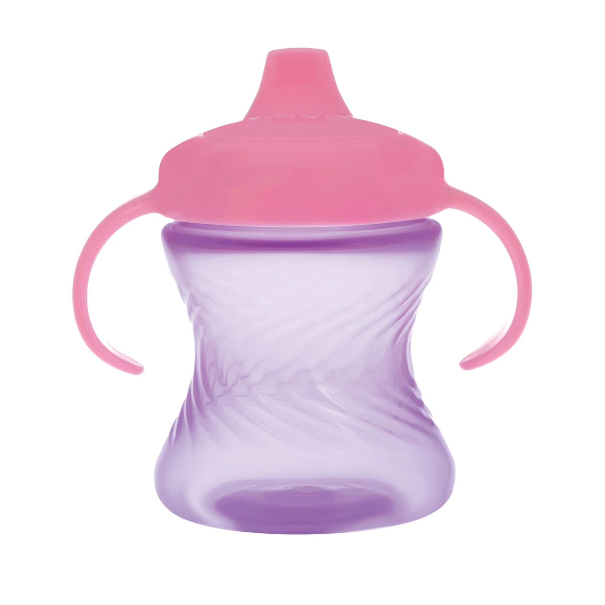 2-Handle Hard Spout Sippy Cup (3 Pack) | Pink/Green/Purple - Image 4