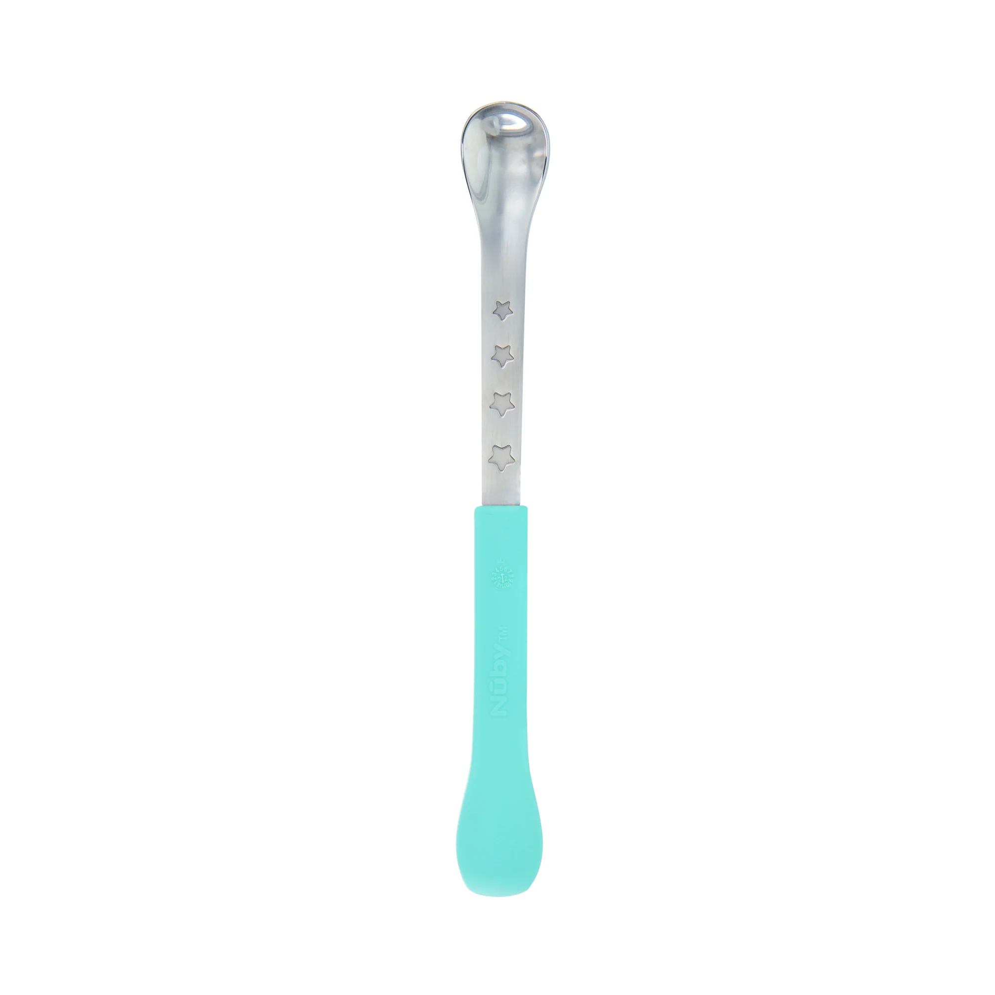 2-in-1 Silicone & Stainless Steel Feeding Spoons (3 Pack) - Image 3