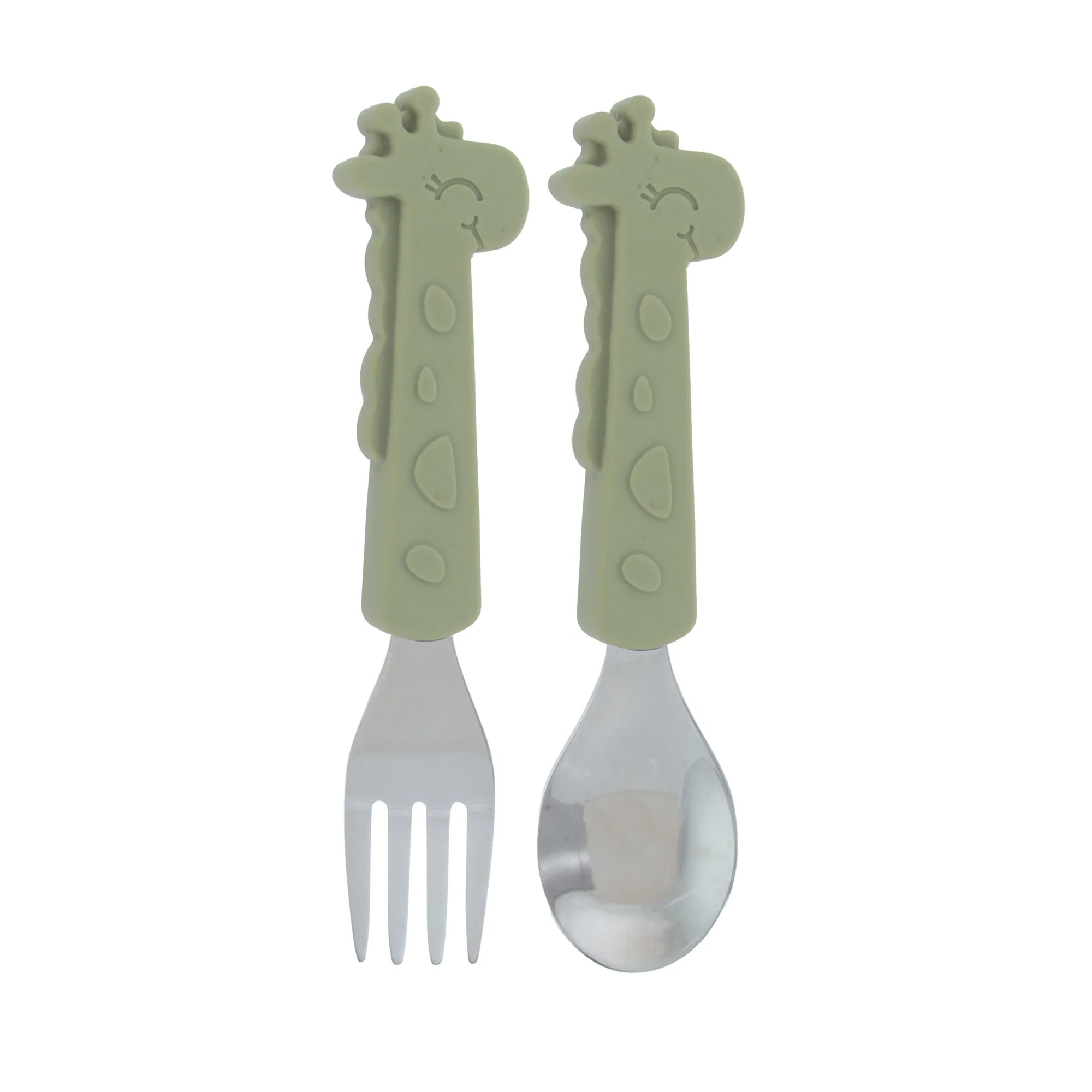 Animal Friends Silicone & Stainless Steel Utensils - Image 4