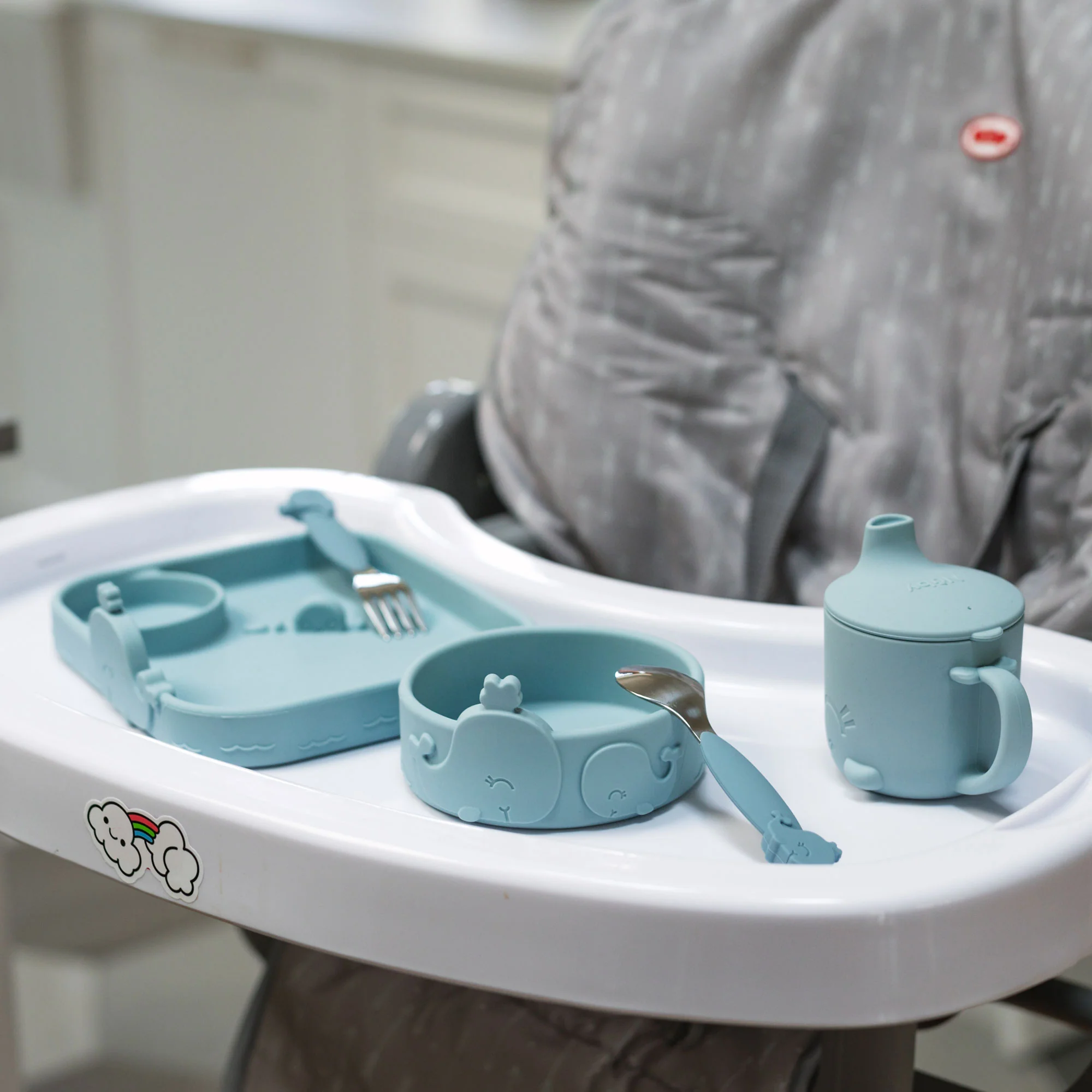 Animal Friends Silicone & Stainless Steel Utensils - Image 5