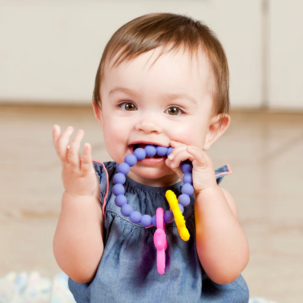 Soft Silicone Chewy Charms Teething Ring - Image 4