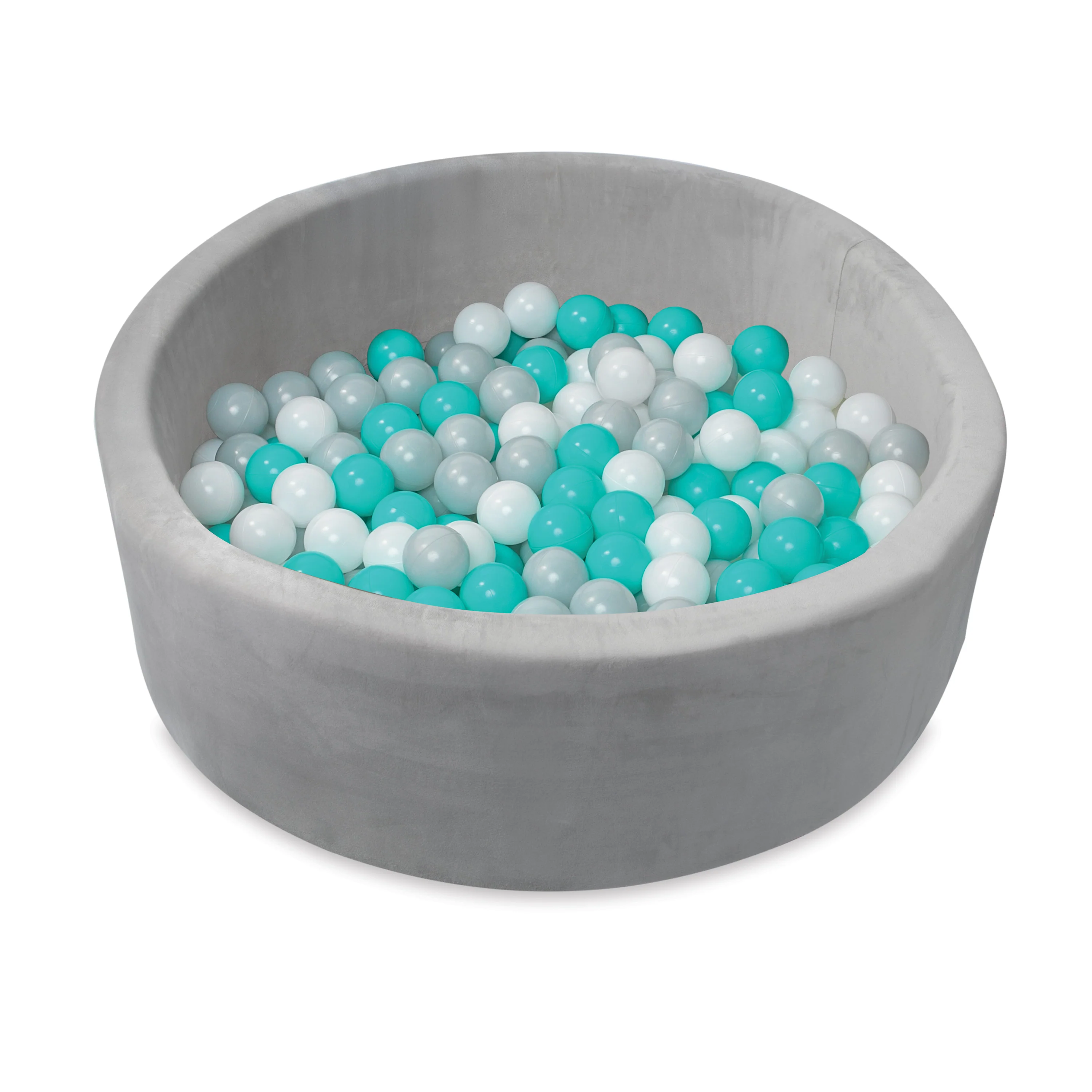 Kids' Ball Pit for Home with 200 Balls | Aqua - Image 4