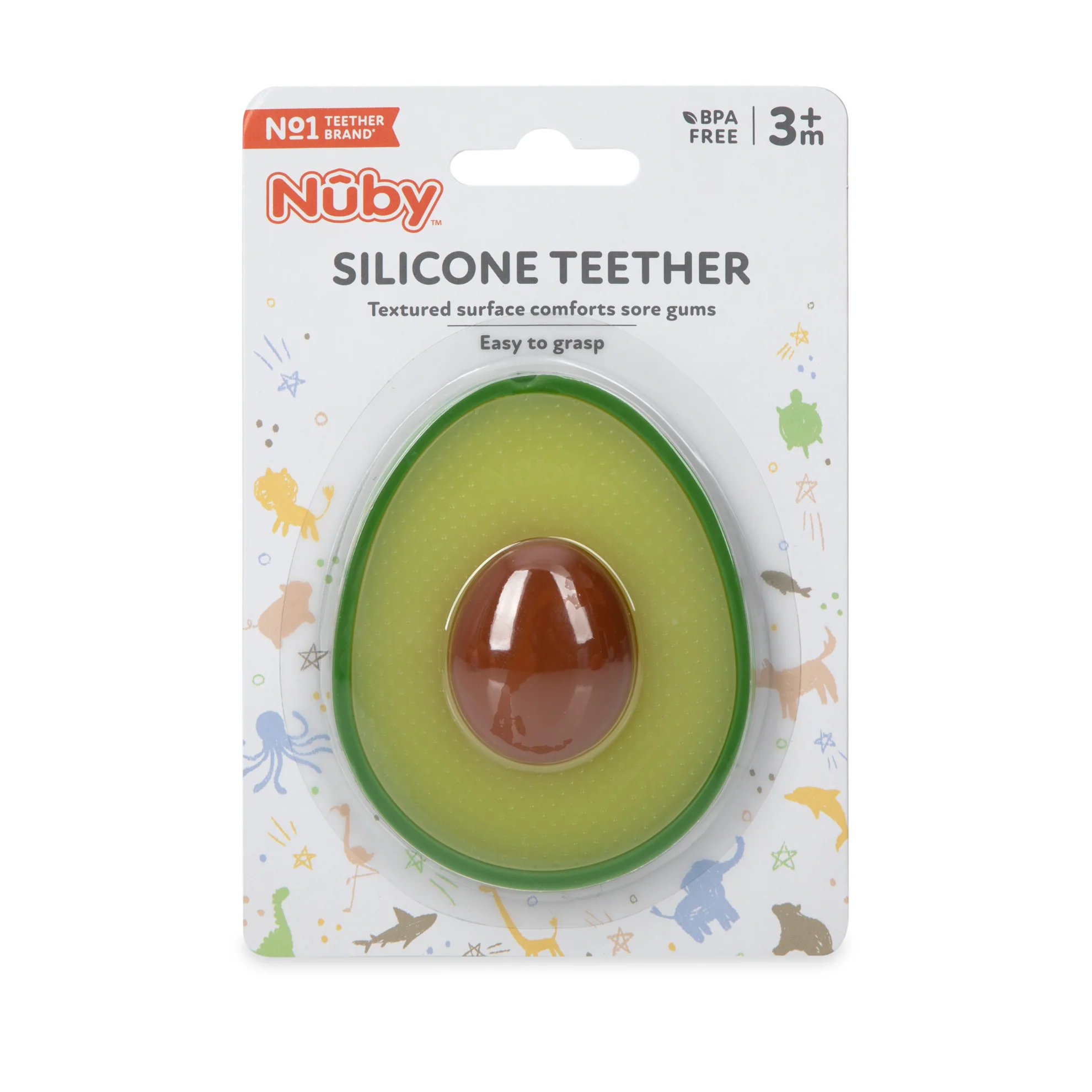Avocado Silicone Teether - Image 4