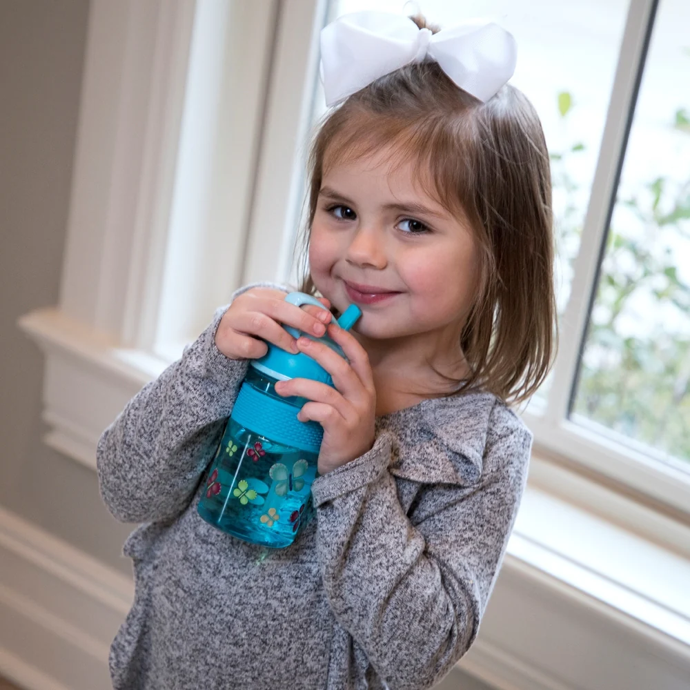 Thirsty Kids FREE STYLE Hard Straw Water Bottle - Image 5